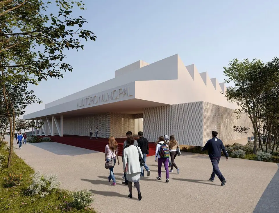 Projeto do Auditório Municipal e Centro de Congressos de Paredes